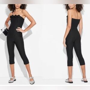 Women’s Black Strapless Jumpsuit S